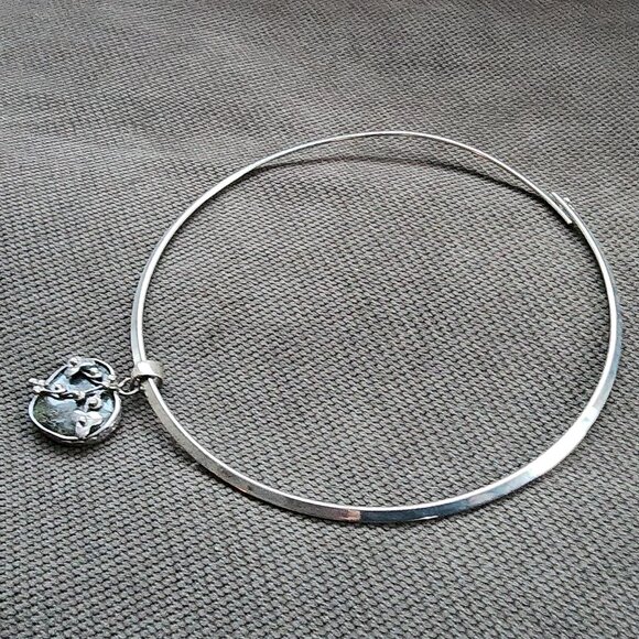 Etsy Floating Heart Bangle Necklace - Picture 11 of 15